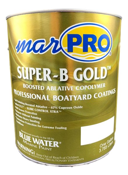 MAR-PRO Bottom Paint Boosted Ablative Co-Polymer (67% Copper) Quart&Red