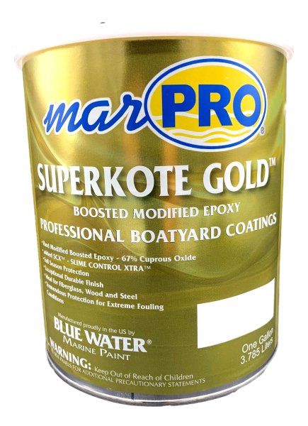MAR-PRO Hard Bottom Paint Boosted Epoxy (67% Copper) Gallons&Red