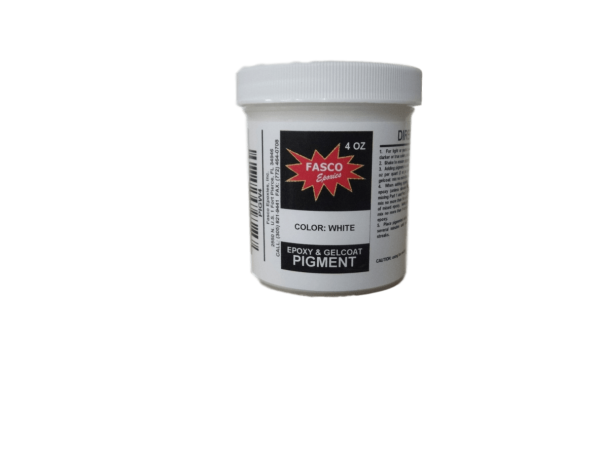 Gelcoat Pigment | Epoxy Pigment 4oz white