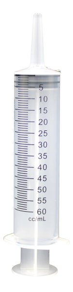 Syringe for Injecting Epoxy and Polyester Resins 60cc syringe