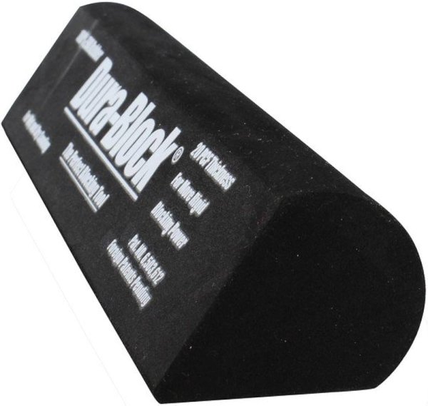 DURABLOCK Tear Drop Black  1-3/8"H x 2-5/8"W x 11"L