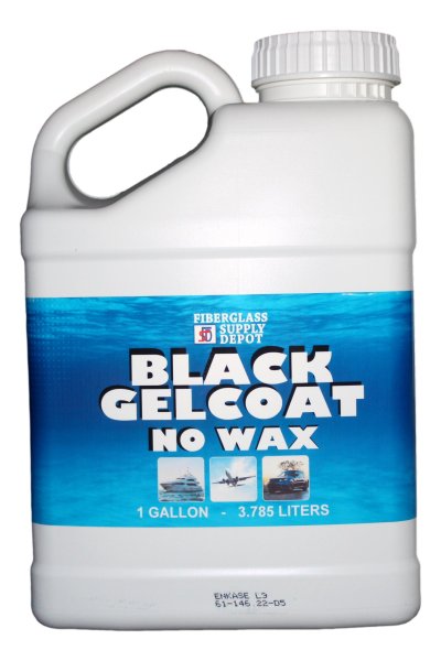 Black Gel Coat No Wax Gallon
