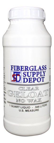 Gelcoat Clear No Wax Quart