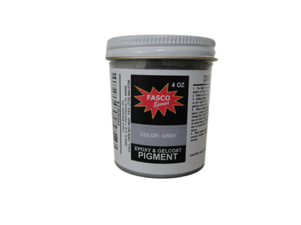 Gelcoat Pigment | Epoxy Pigment 4oz Gray