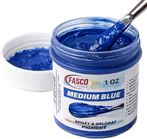 1oz Medium Blue Pigment