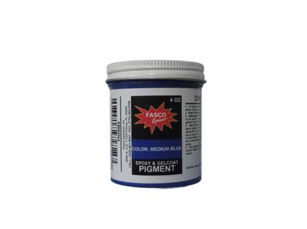 Gelcoat Pigment | Epoxy Pigment 4oz Medium Blue