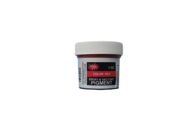 Gelcoat Pigment | Epoxy Pigment 1oz Red
