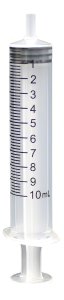 Syringe for Injecting Epoxy and Polyester Resins